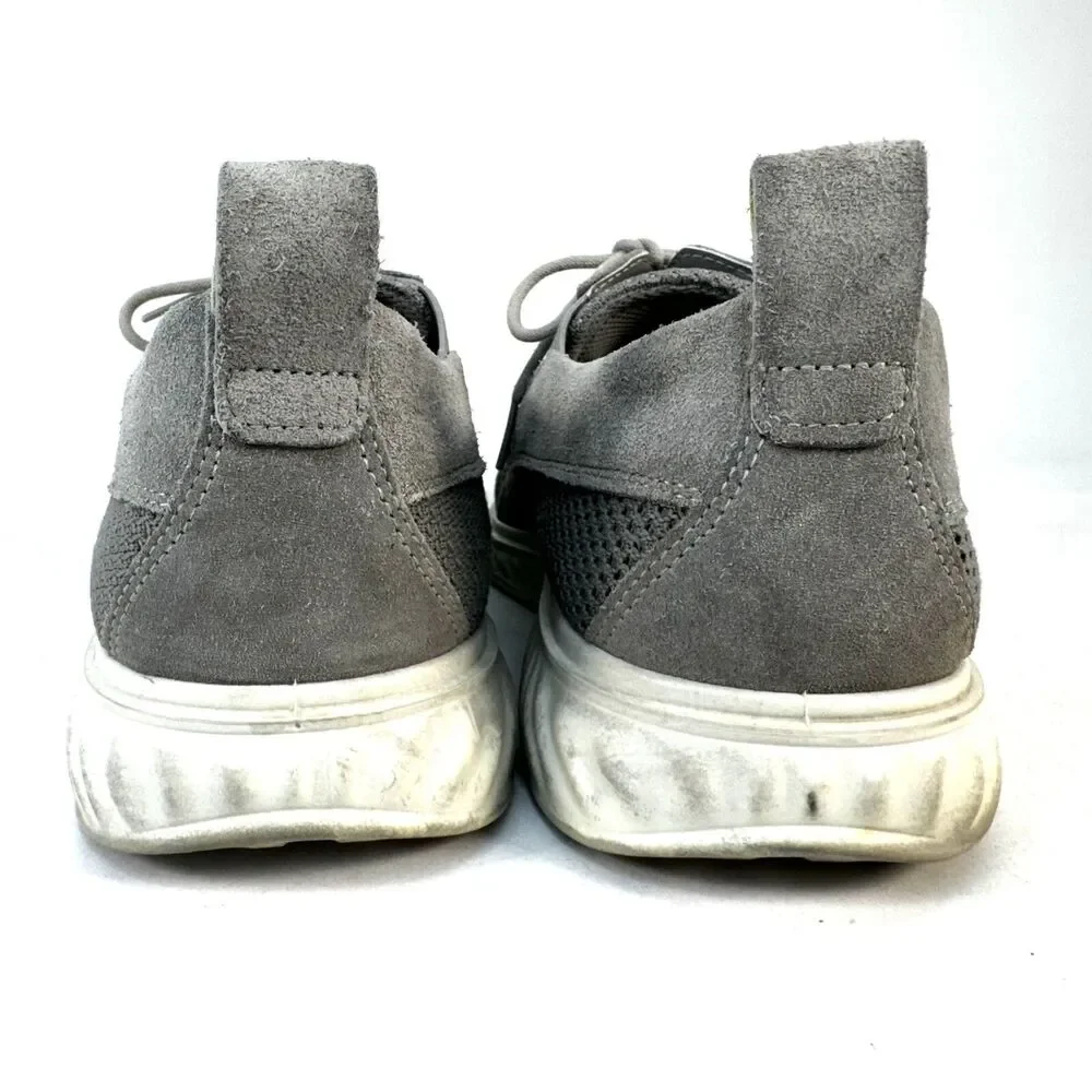 Ecco Mens EU44 US 10-10.5 St. 1 Hybrid Lite Gray Mesh Summer Derby Oxford Shoes